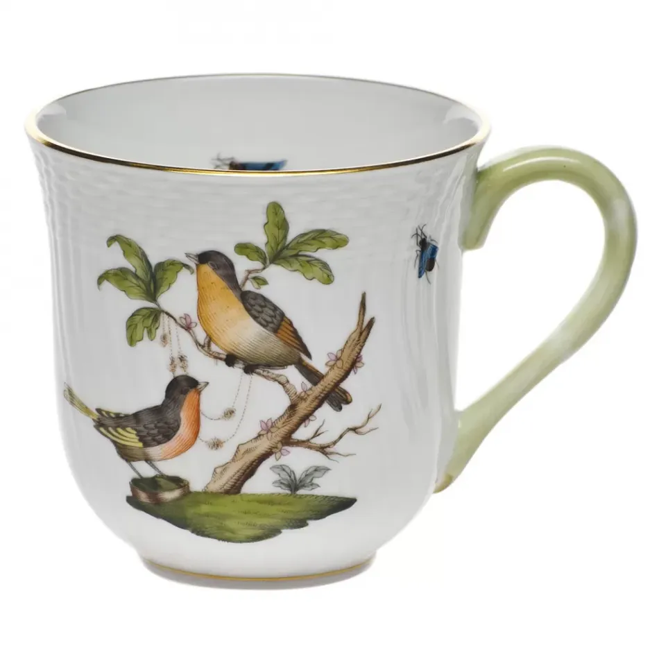 Rothschild Bird Motif 08 Multicolor Mug 10 Oz 3.5 in H