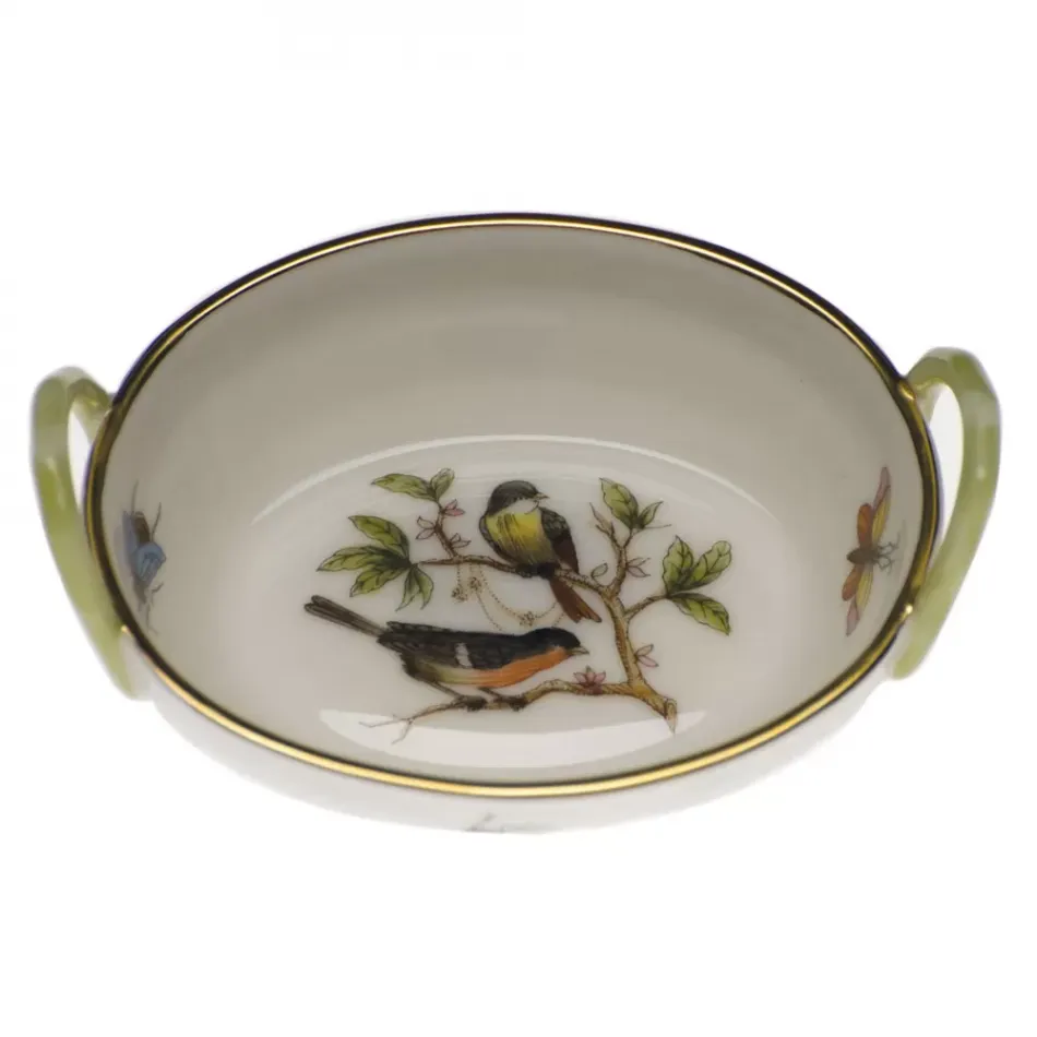 Rothschild Bird Multicolor Small Basket With Handles 2.75 in L X 2.25 in W