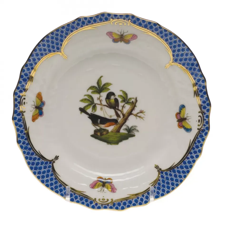 Rothschild Bird Motif 02 Multicolor Bread And Butter Plate 6 in D