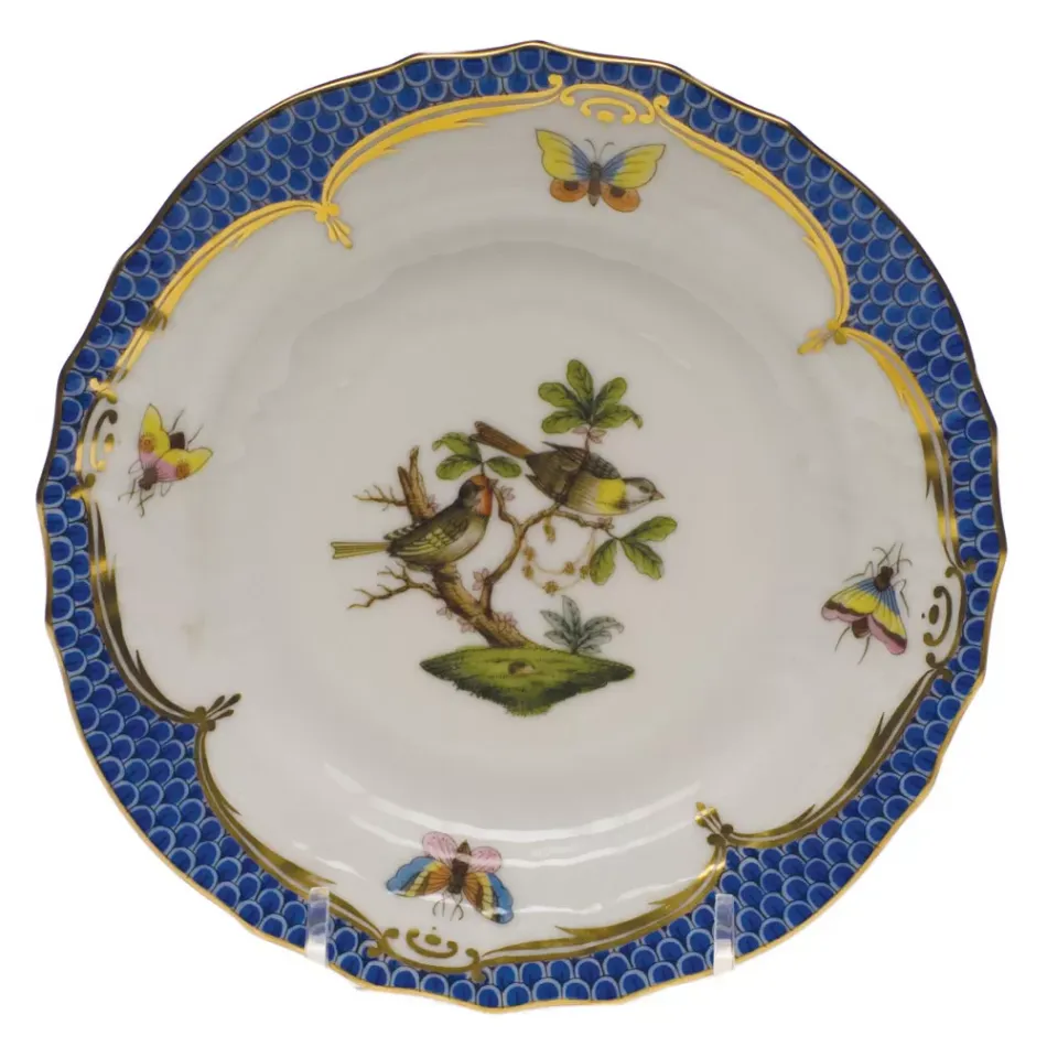 Rothschild Bird Motif 11 Multicolor Bread And Butter Plate 6 in D