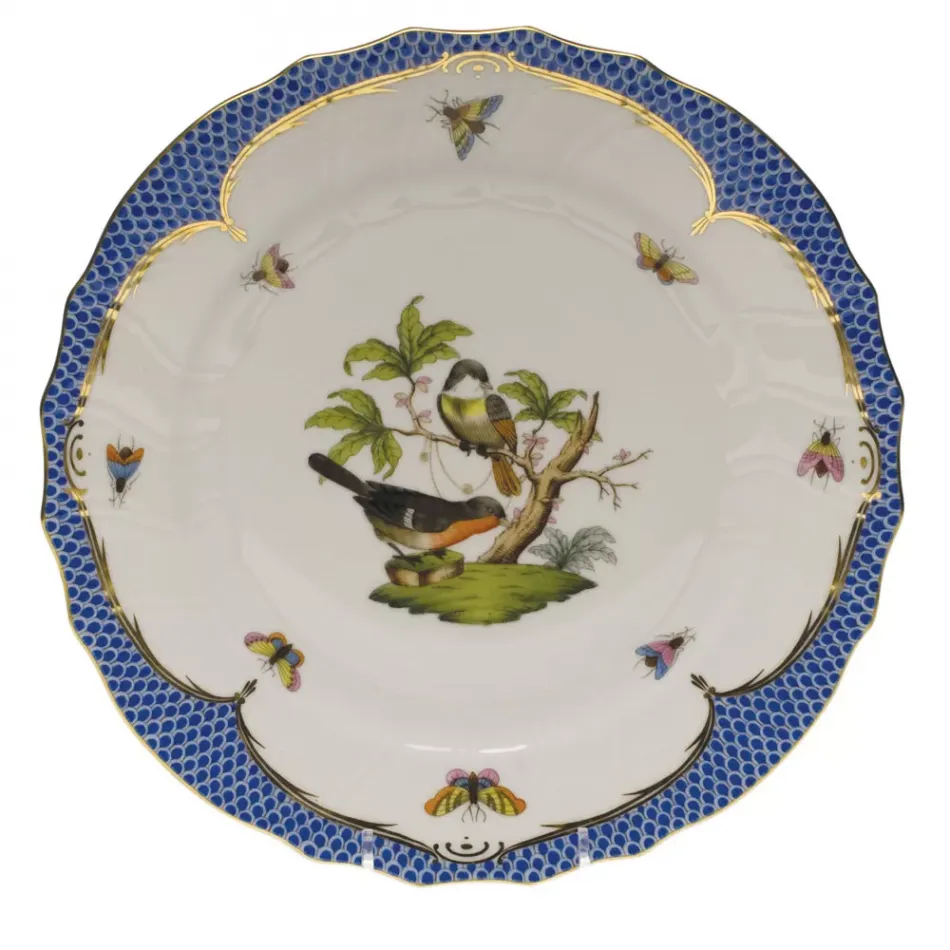 Rothschild Bird Motif 02 Multicolor Dinner Plate 10.5 in D