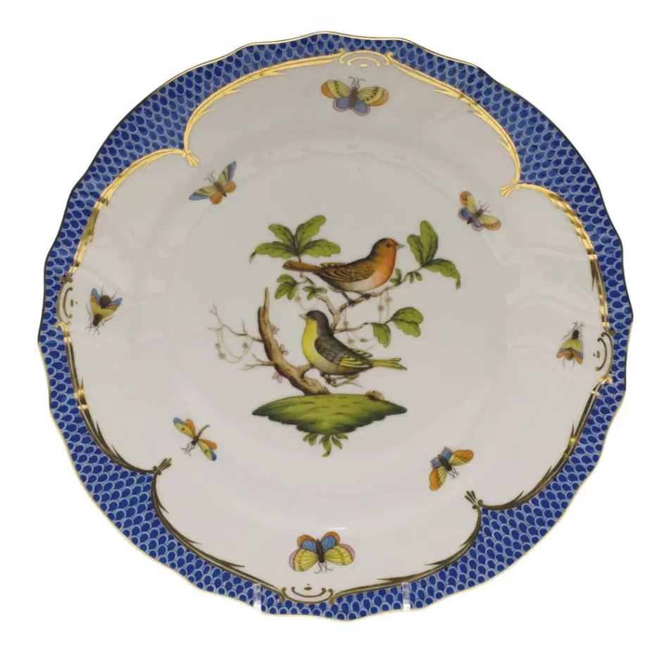 Rothschild Bird Motif 03 Multicolor Dinner Plate 10.5 in D