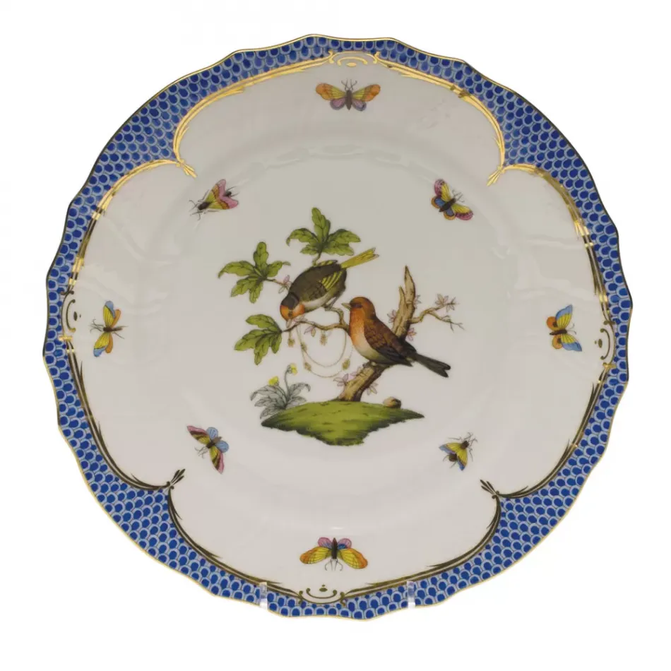 Rothschild Bird Motif 10 Multicolor Dinner Plate 10.5 in D