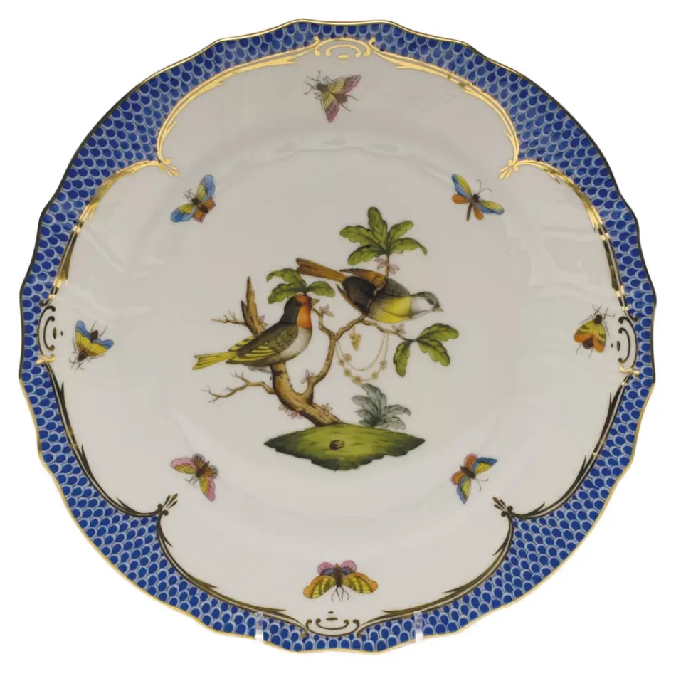 Rothschild Bird Motif 11 Multicolor Dinner Plate 10.5 in D