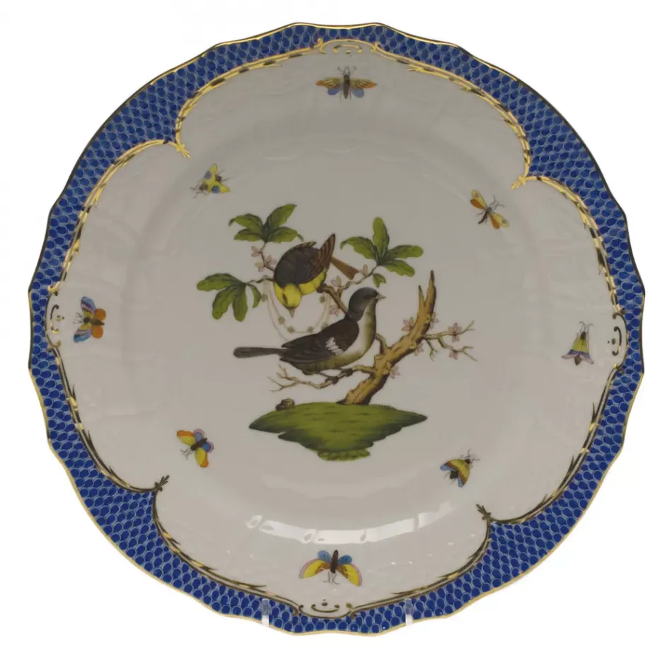 Rothschild Bird Motif 01 Multicolor Service Plate 11 in D