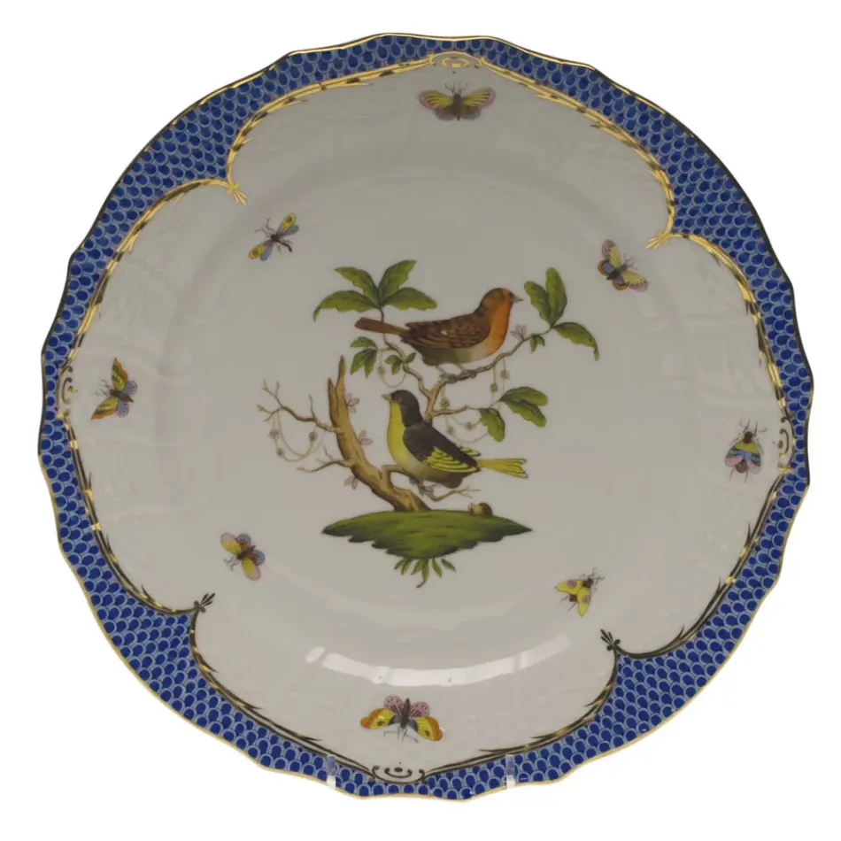 Rothschild Bird Motif 03 Multicolor Service Plate 11 in D