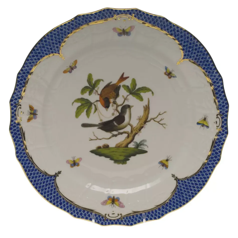 Rothschild Bird Motif 04 Multicolor Service Plate 11 in D