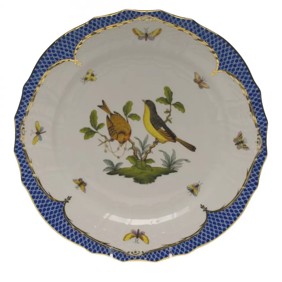 Rothschild Bird Motif 07 Multicolor Service Plate 11 in D