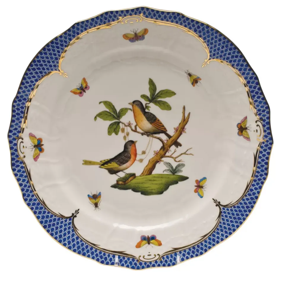 Rothschild Bird Motif 08 Multicolor Service Plate 11 in D