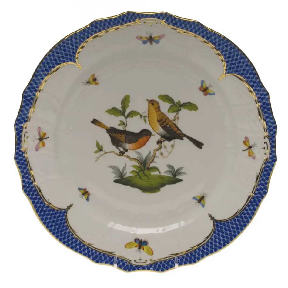 Rothschild Bird Motif 09 Multicolor Service Plate 11 in D