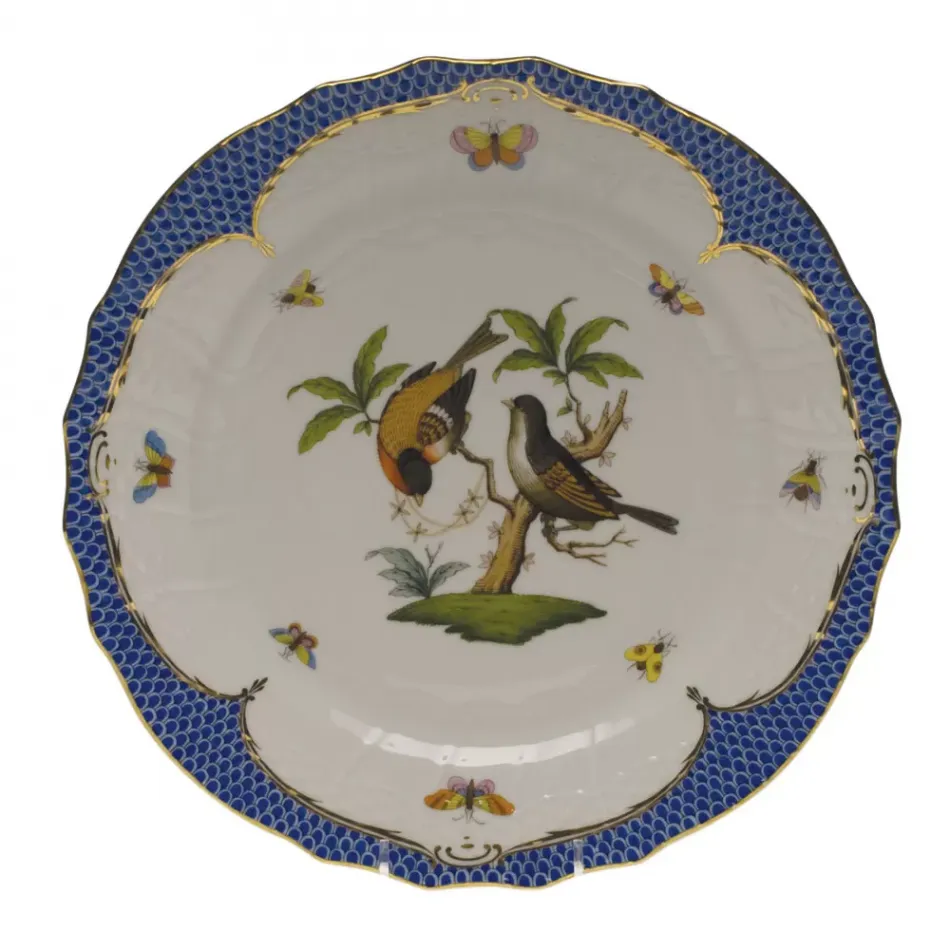 Rothschild Bird Motif 12 Multicolor Service Plate 11 in D