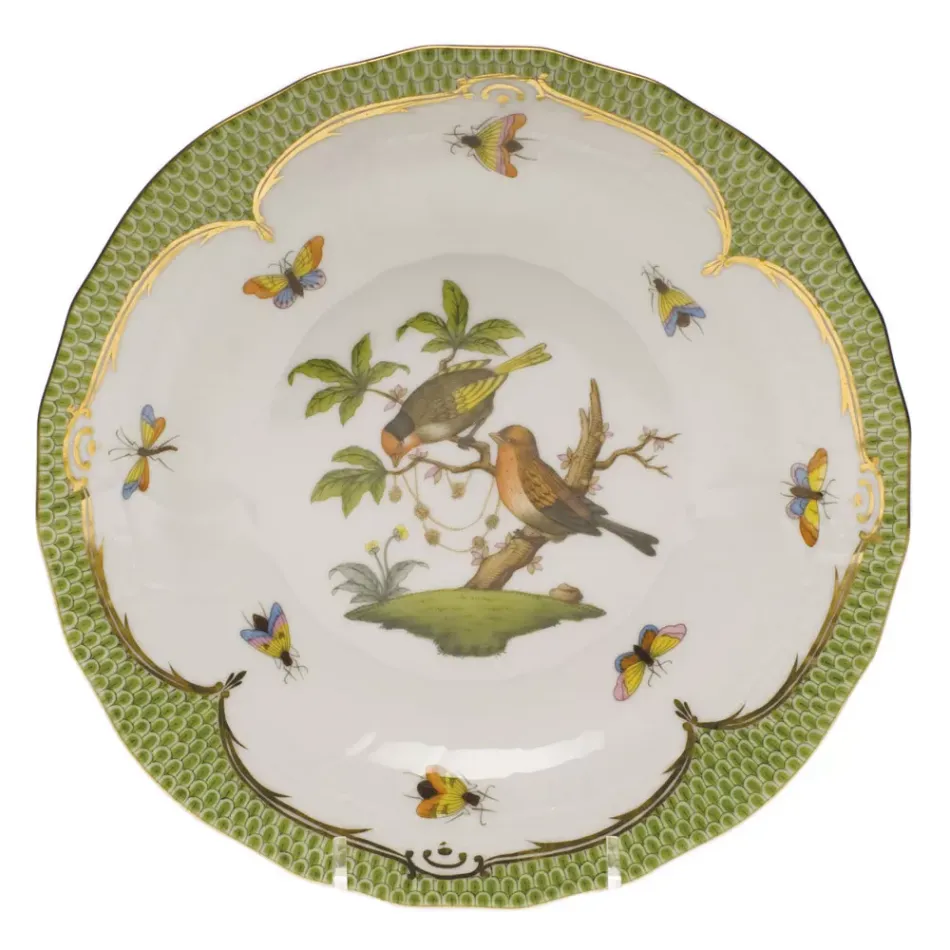 Rothschild Bird Motif 10 Multicolor Dessert Plate 8.25 in D