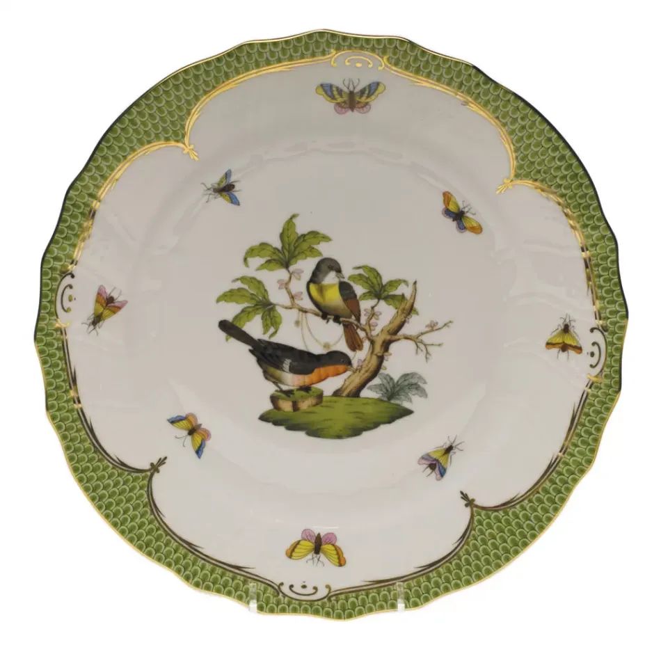 Rothschild Bird Motif 02 Multicolor Dinner Plate 10.5 in D