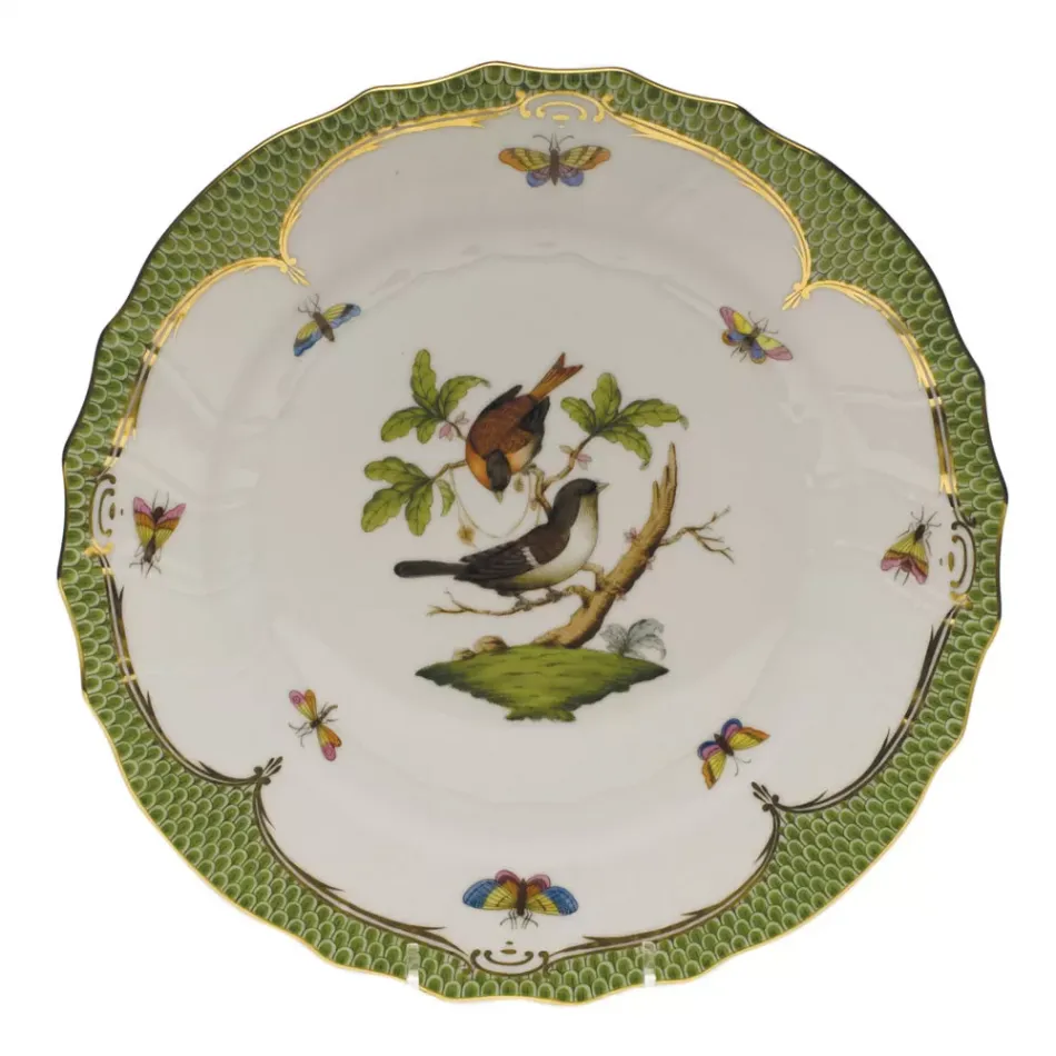 Rothschild Bird Motif 04 Multicolor Dinner Plate 10.5 in D