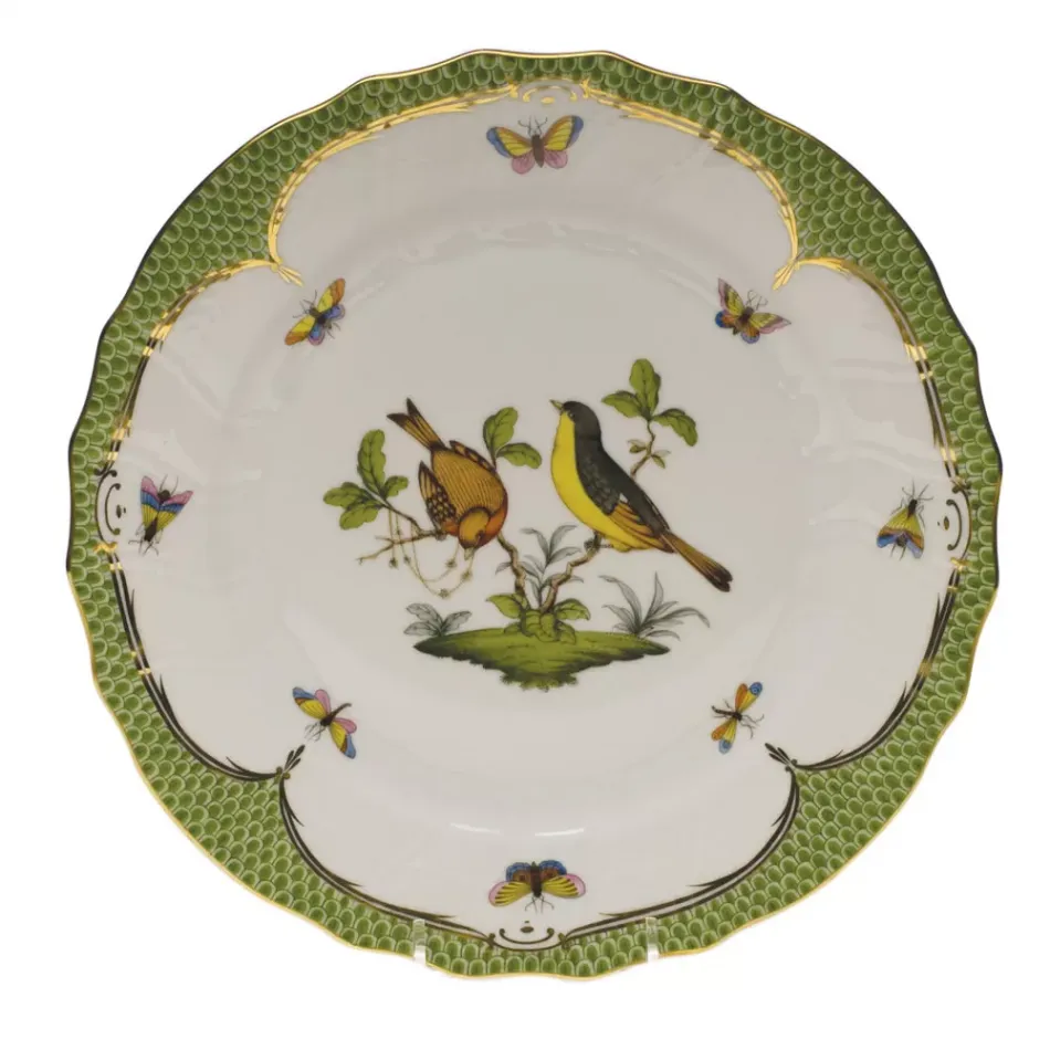 Rothschild Bird Motif 07 Multicolor Dinner Plate 10.5 in D