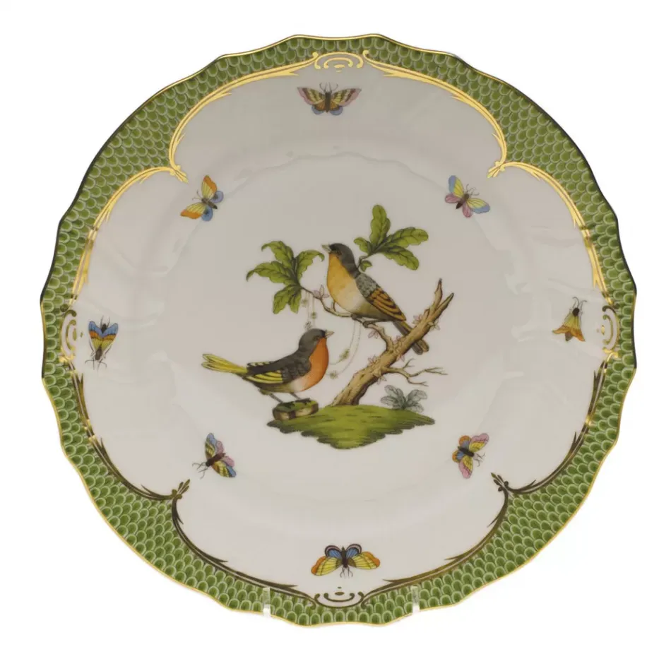 Rothschild Bird Motif 08 Multicolor Dinner Plate 10.5 in D
