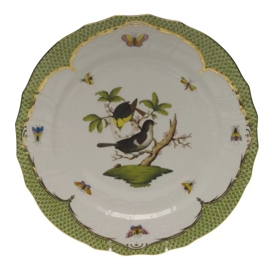 Rothschild Bird Motif 01 Multicolor Service Plate 11 in D