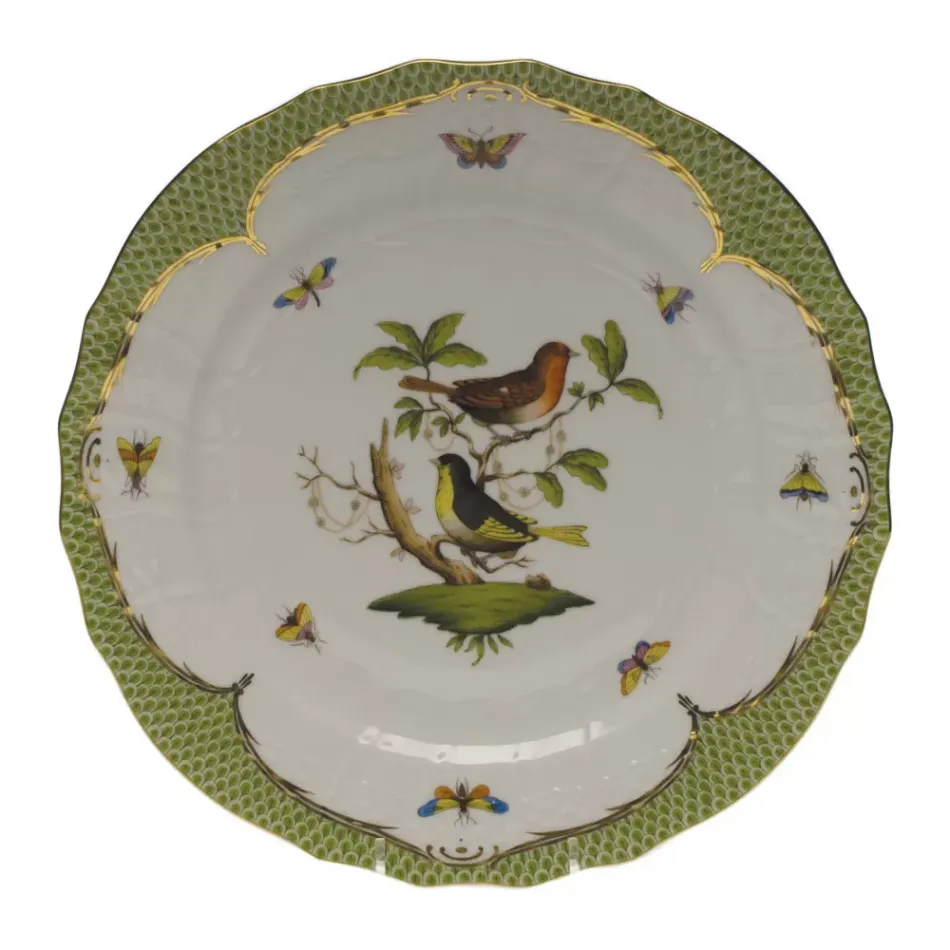 Rothschild Bird Motif 03 Multicolor Service Plate 11 in D