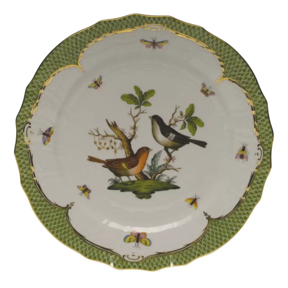 Rothschild Bird Motif 05 Multicolor Service Plate 11 in D