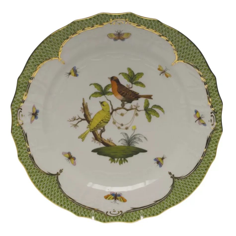 Rothschild Bird Motif 06 Multicolor Service Plate 11 in D