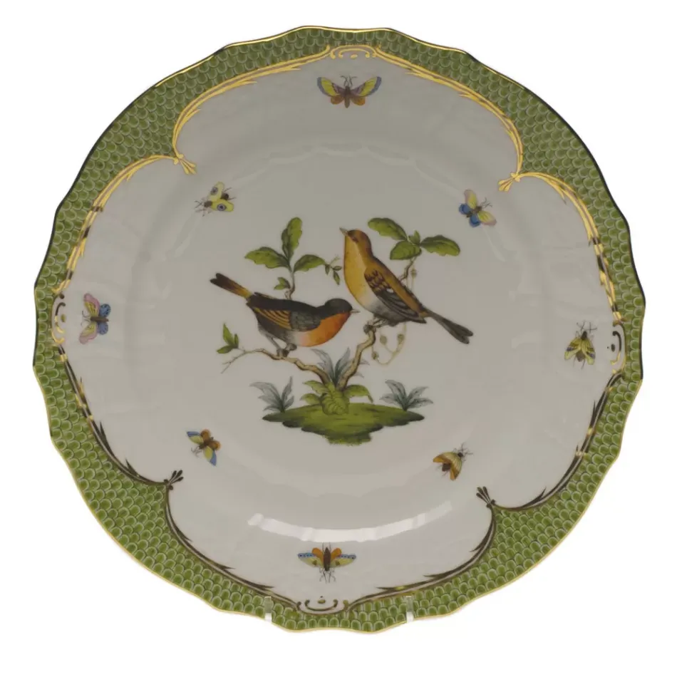 Rothschild Bird Motif 09 Multicolor Service Plate 11 in D