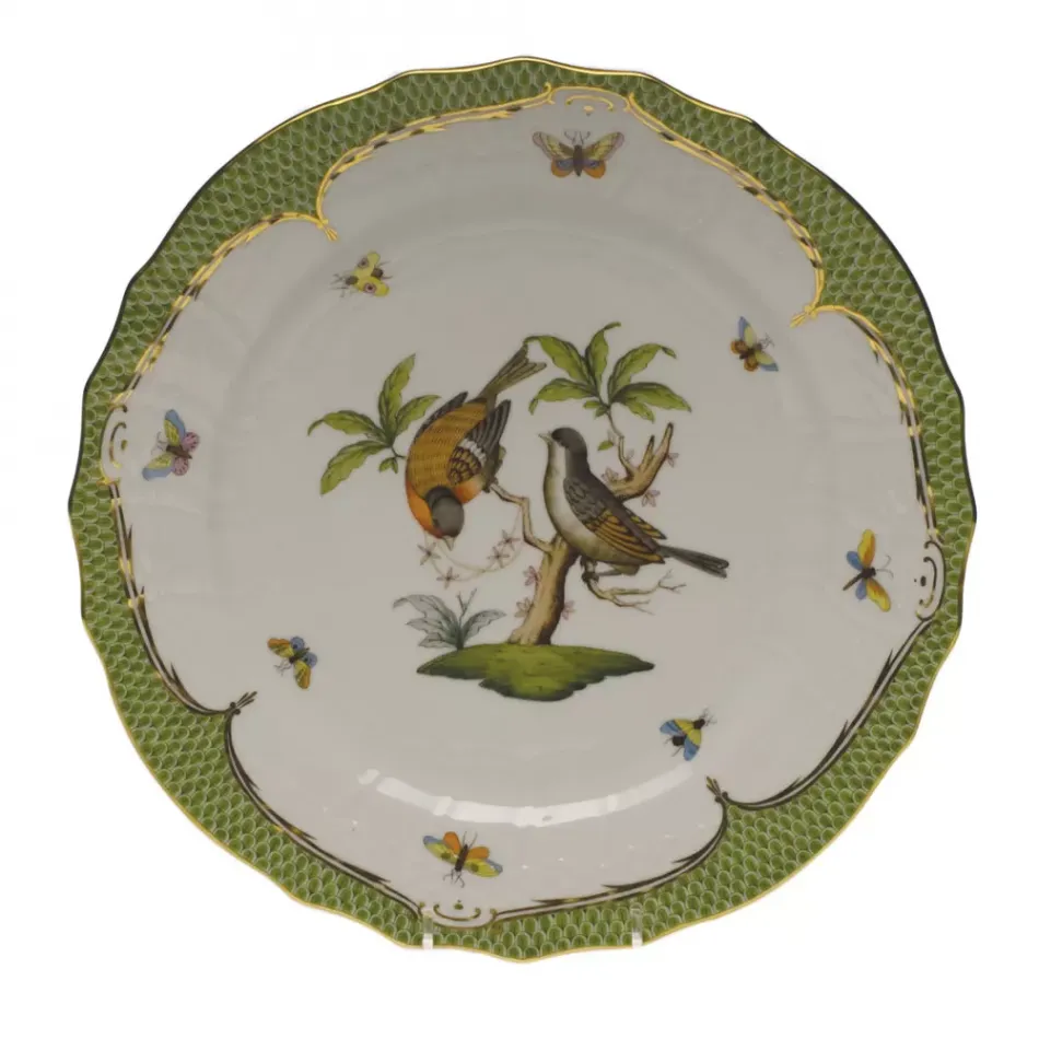 Rothschild Bird Motif 12 Multicolor Service Plate 11 in D