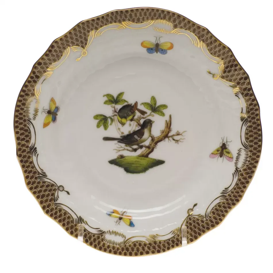 Rothschild Bird Motif 01 Multicolor Bread And Butter Plate 6 in D