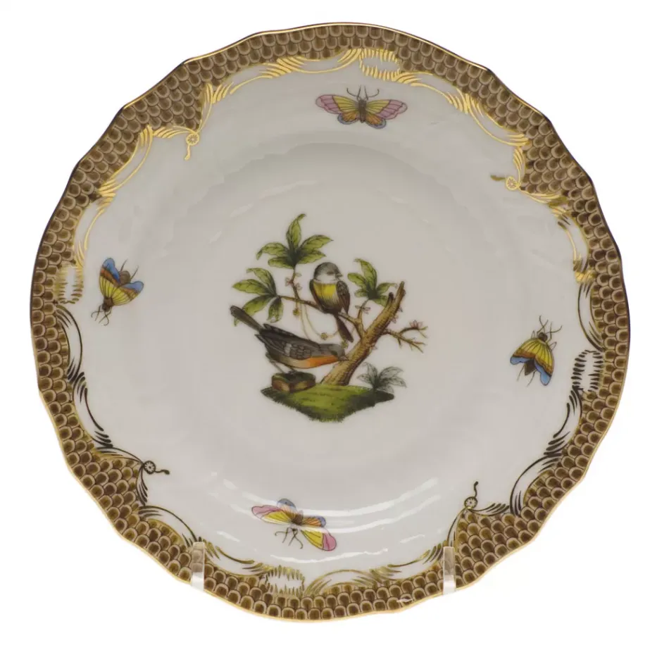 Rothschild Bird Motif 02 Multicolor Bread And Butter Plate 6 in D