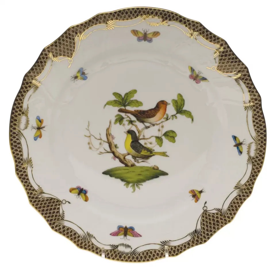 Rothschild Bird Motif 03 Multicolor Dinner Plate 10.5 in D