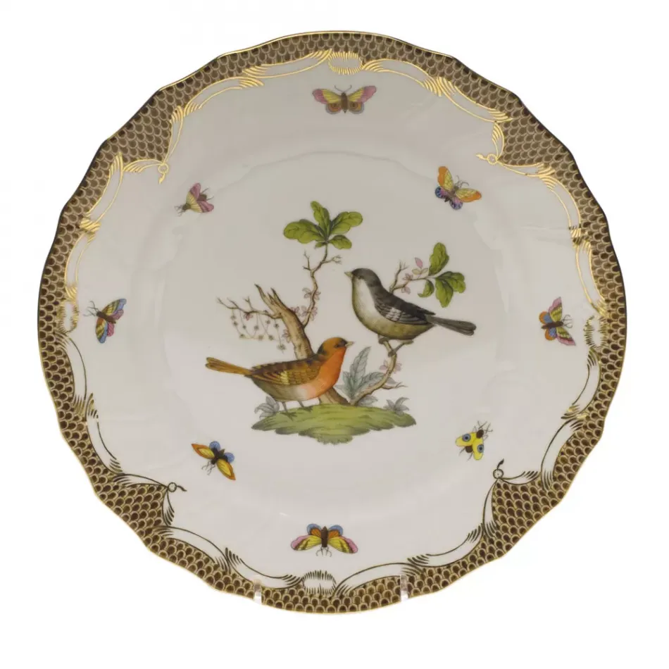 Rothschild Bird Motif 05 Multicolor Dinner Plate 10.5 in D