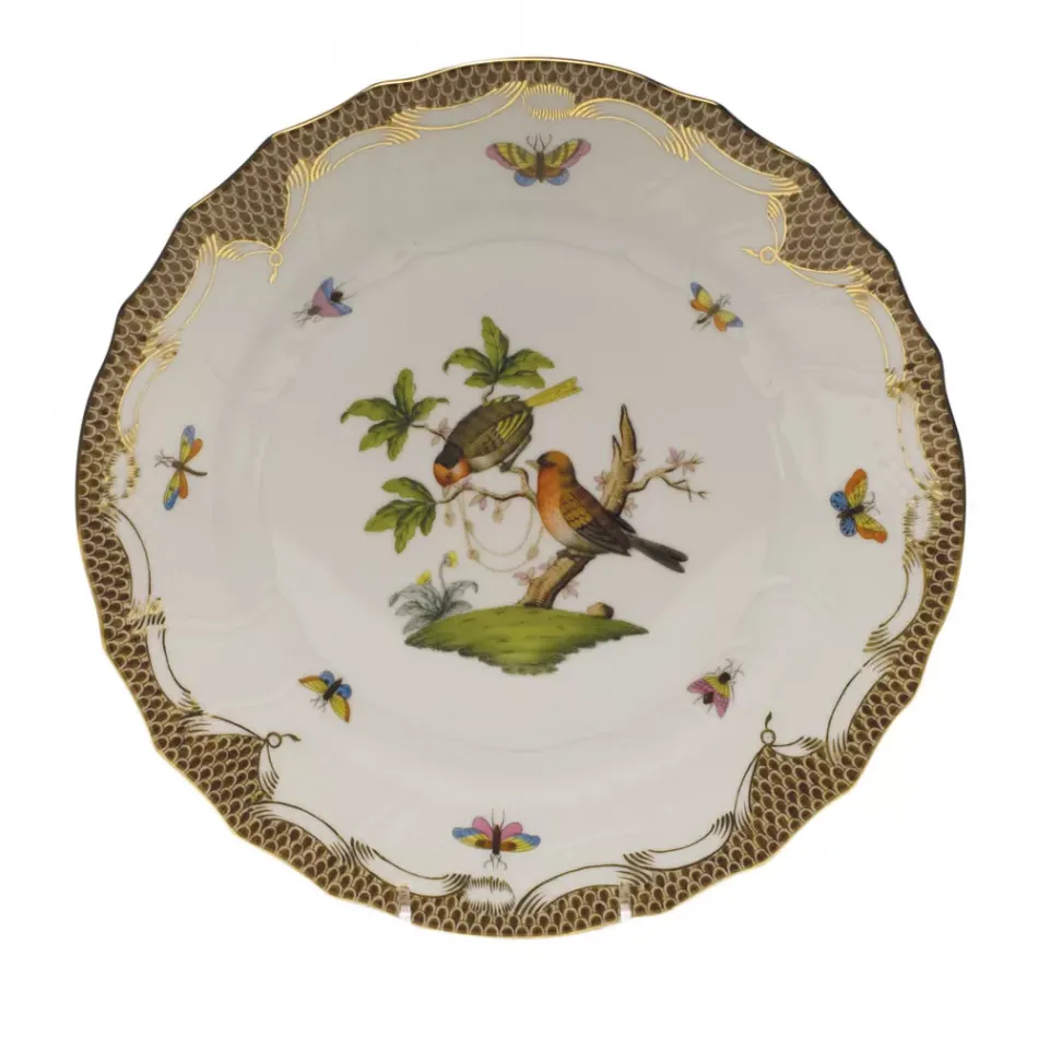 Rothschild Bird Motif 10 Multicolor Dinner Plate 10.5 in D