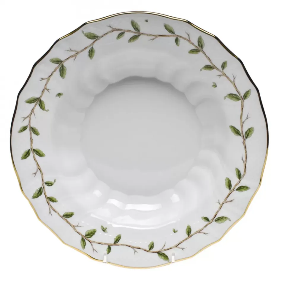 Rothschild Garden Multicolor Rim Soup 9.5 in D