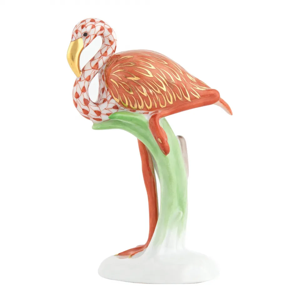 Flamingo Rust 2.5 in L X 1.75 in W X 3.75 in H