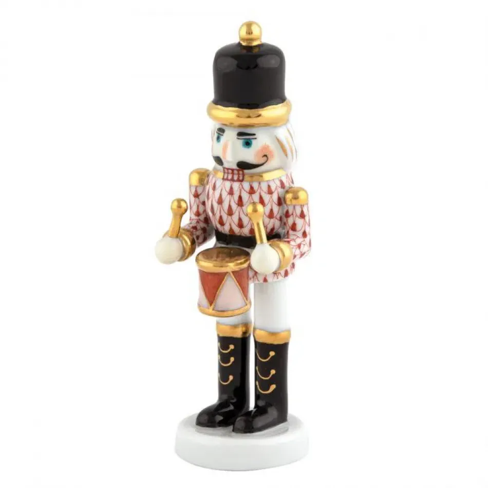 Nutcracker Drummer Rust 1.5 in L X 1.5 in W X 4.5 in H