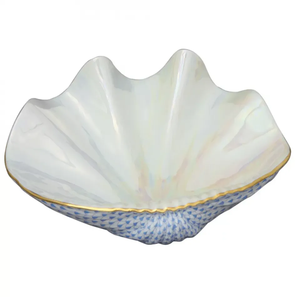 Giant Clam Blue 8 in L X 10.25 in W