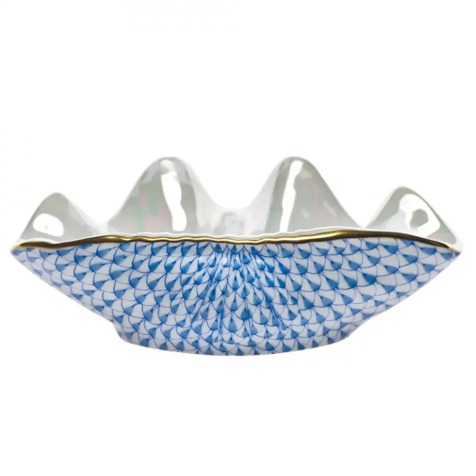 Clam Shell Blue 3 in L X 4.25 in W