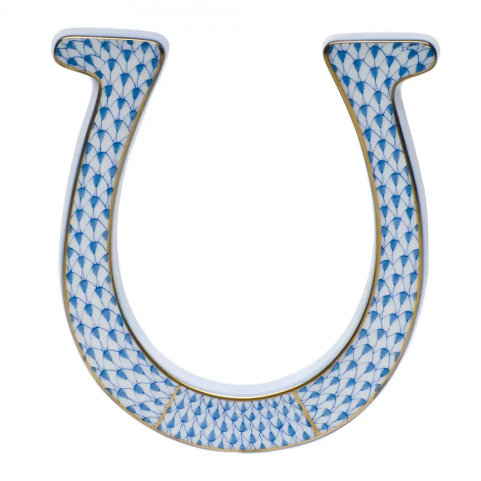 Horseshoe Blue 4.5 in L X 4 in W