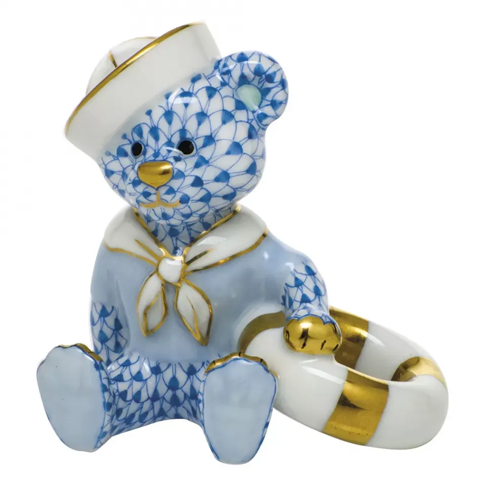 Sailor Bear Blue 2.25 in L X 2.25 in H