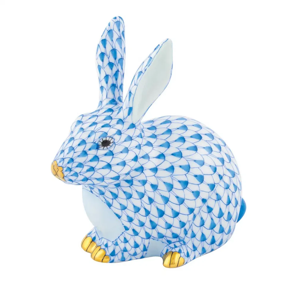 Chubby Bunny Blue 3.75 in L X 2.25 in W X 4 in H