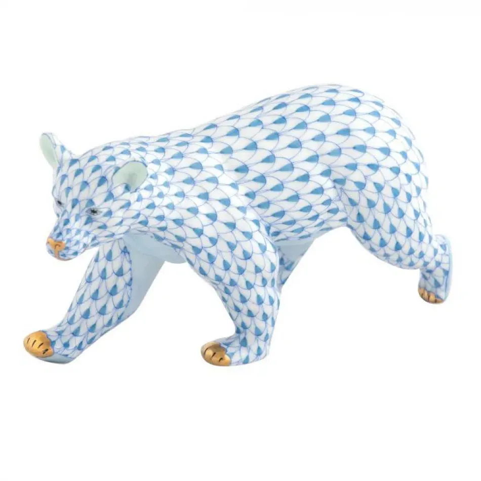 Walking Bear Blue 6 in L X 2.25 in W X 3.25 in H