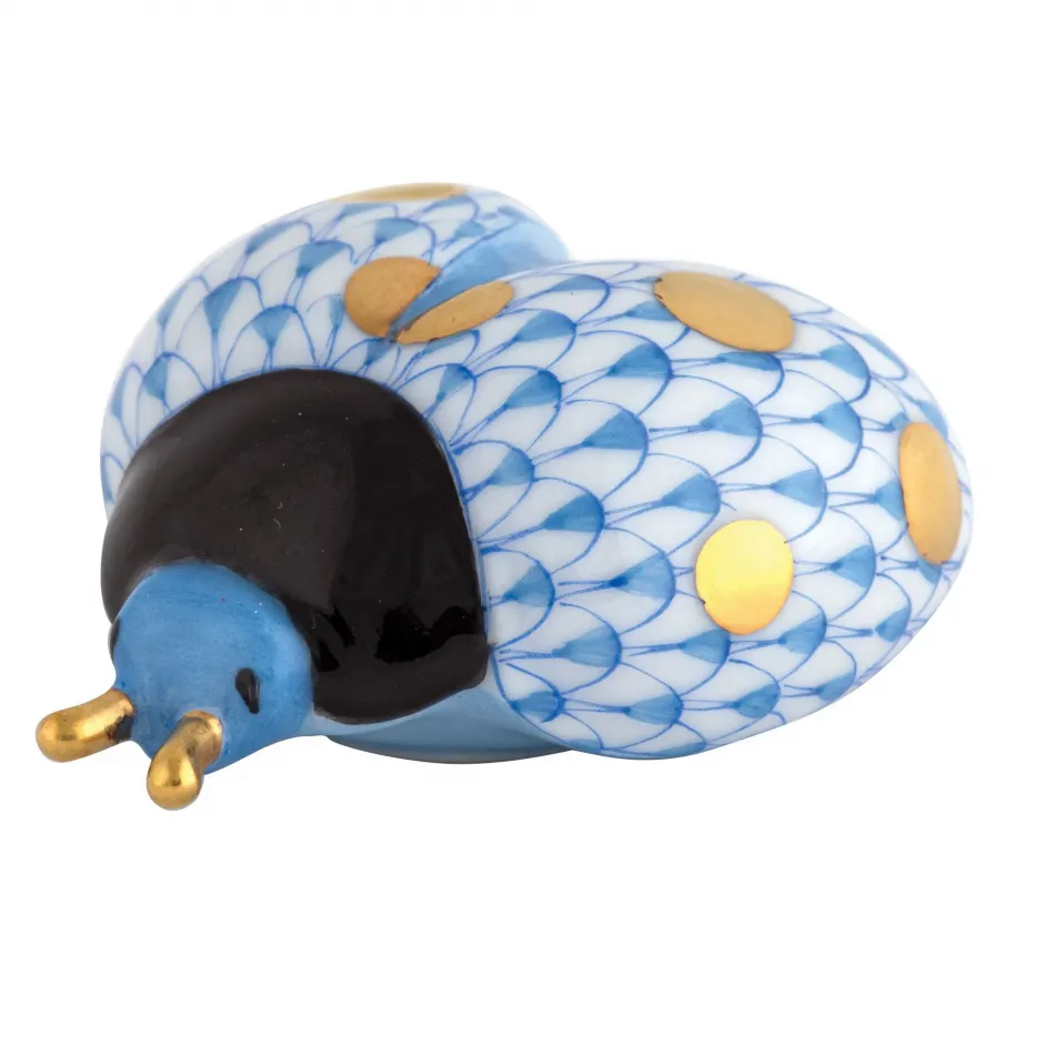 Flying Ladybug Blue 2 in L X 1.75 in W X 1 in H