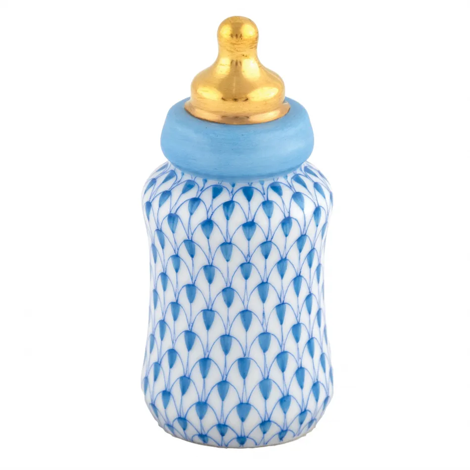 Baby Bottle Blue 2.75 in H X 1.25 in D