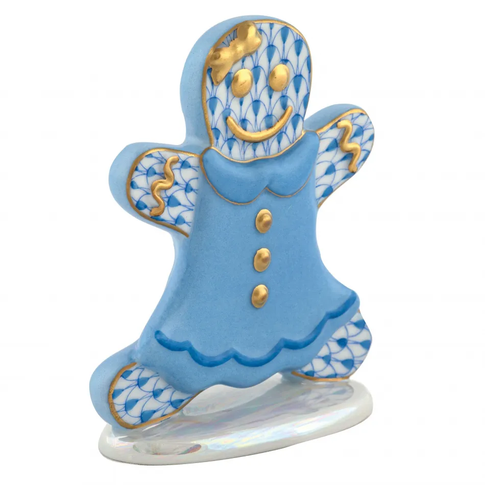 Gingerbread Girl Blue