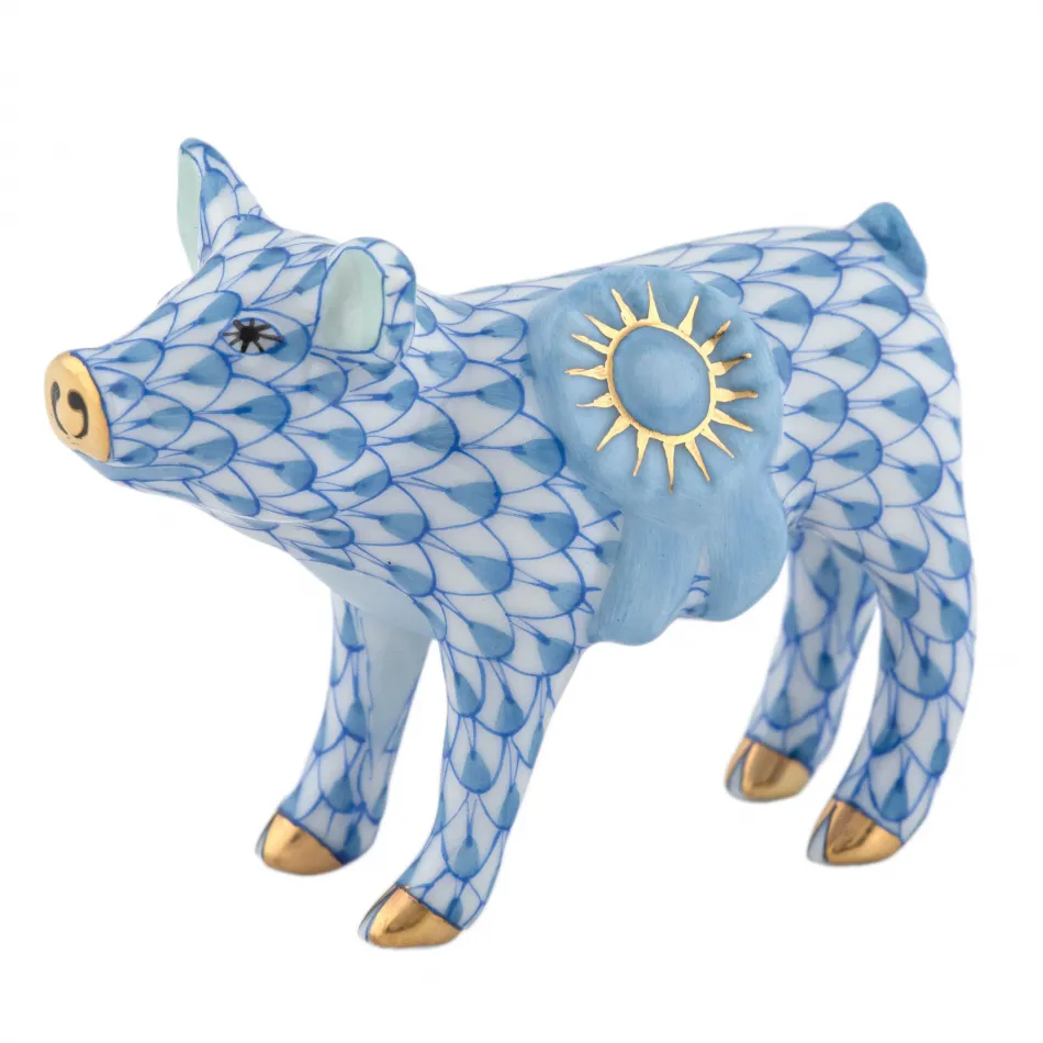 Blue Ribbon Pig Blue