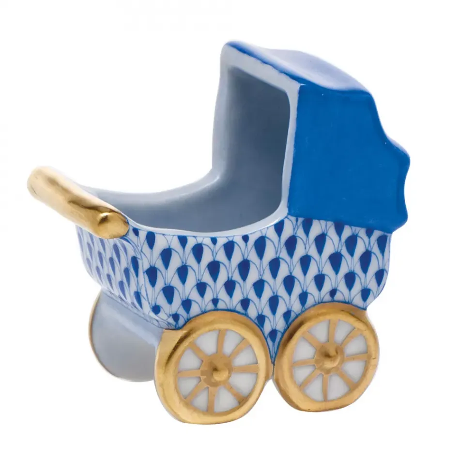Baby Carriage Sapphire 2.25 in L X 2.25 in H