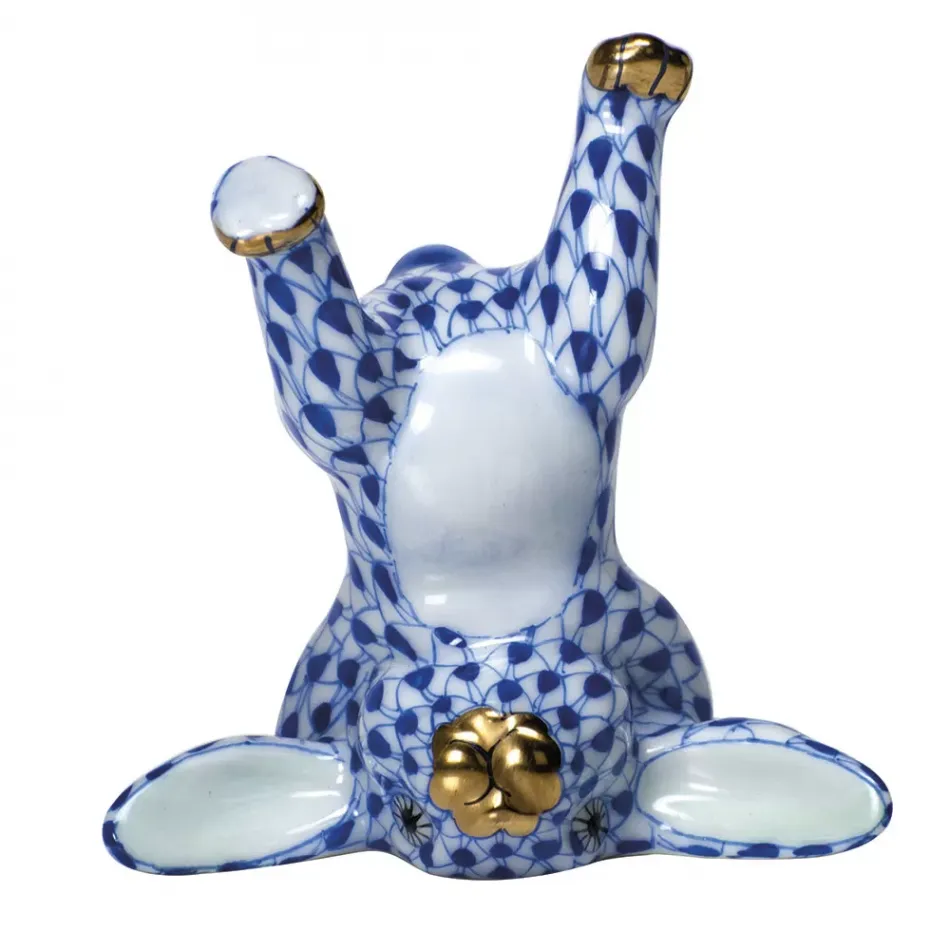 Handstand Bunny Sapphire 2.25 in L X 2.25 in H