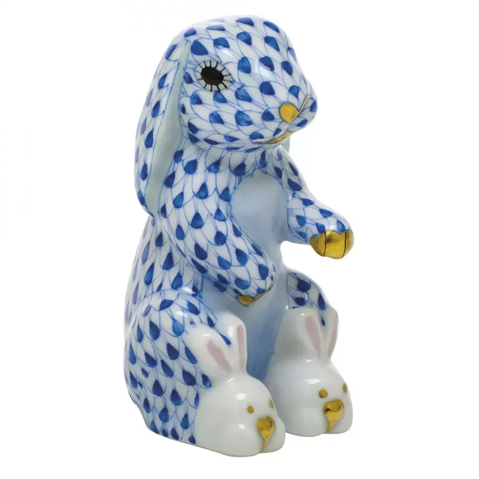 Bunny Slippers Sapphire 1.5 in L X 2.5 in H