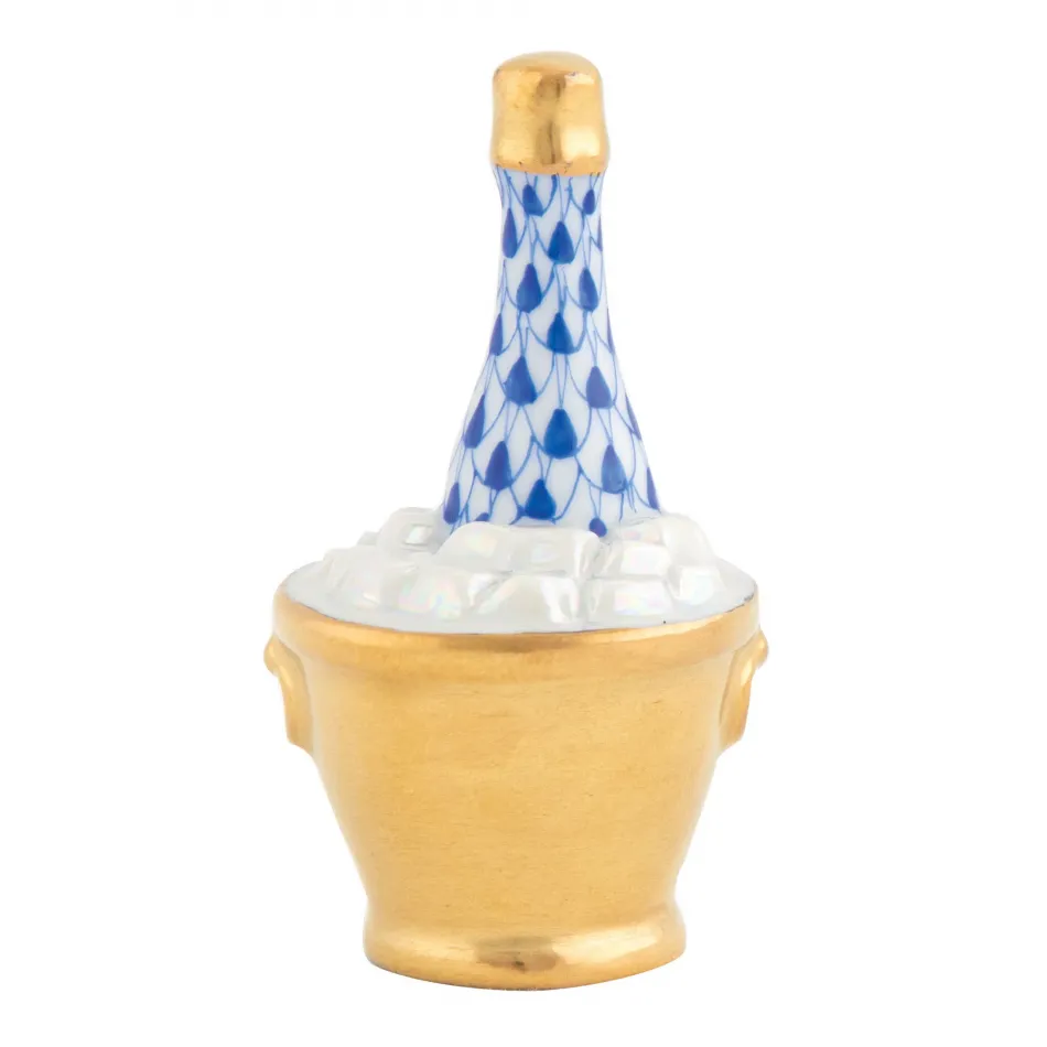 Champagne Bucket Sapphire 2 in H X 1.25 in D