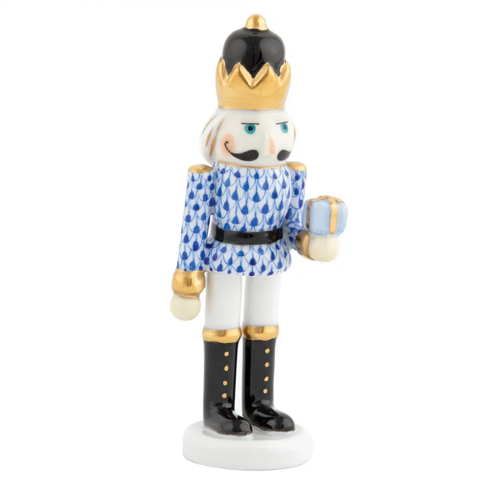 Nutcracker With Gift Sapphire 1.5 in L X 1.25 in W X 4.5 in H