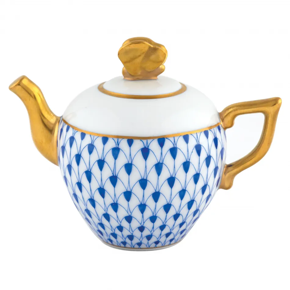 Teapot Sapphire 3.5 in L X 2.25 in W X 2.5 in H